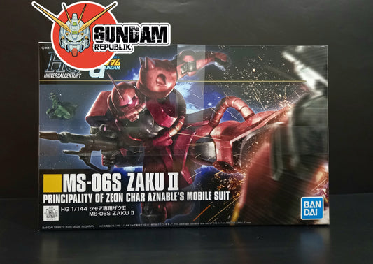 Hg Zaku II Char Aznable (Revive)